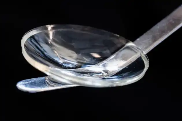 Bioengineering lenses in a black background